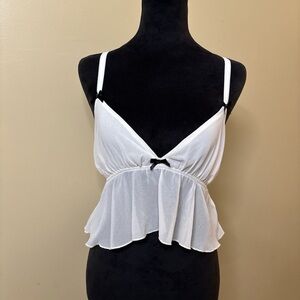 Cider Ivory Babydoll Top